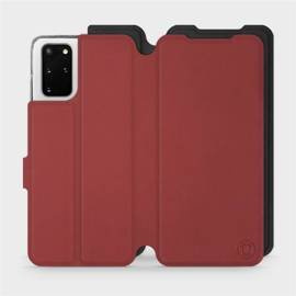 Phone Case Samsung Galaxy S20 Plus - Design Dark Red with Black
