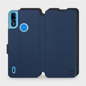 Phone Case Motorola Moto E7i Power - Design Navy with Black