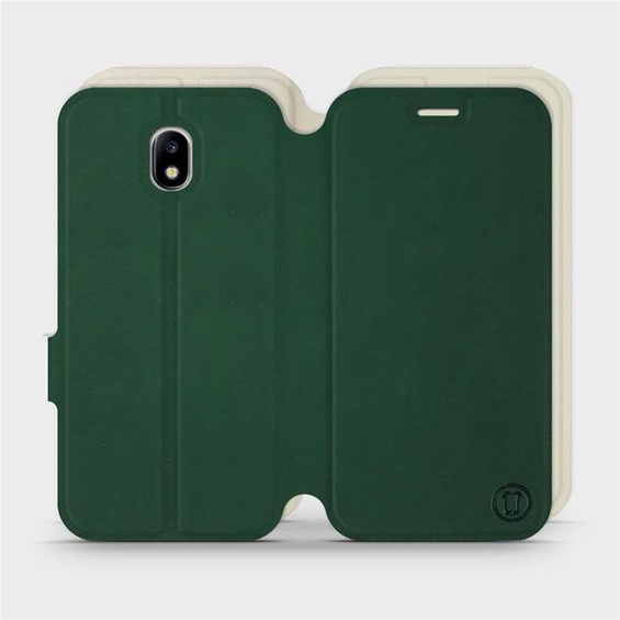 Phone Case Samsung Galaxy J3 2017 - Design Green with Platinum