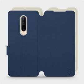 Etui Soft Touch do OnePlus 7 Pro - wzór Głęboki granat z platyną