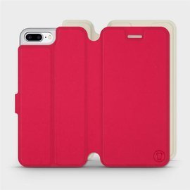 Phone Case Apple iPhone 7 Plus - Design Red with Platinum