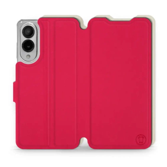 Phone Case Samsung Galaxy S25 Edge - Design Red with Platinum