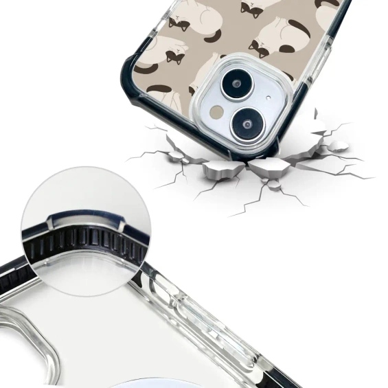 Etui MagSafe Elite Bumper Apple iPhone 15 Plus - wzór D160D