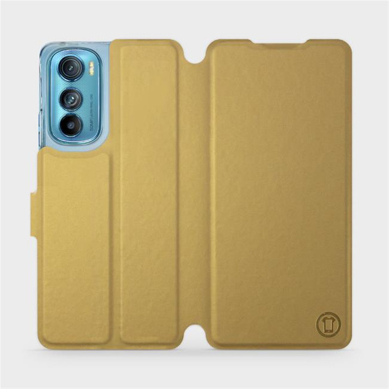 Etui do Motorola Edge 30 5G - wzór Gold&Orange