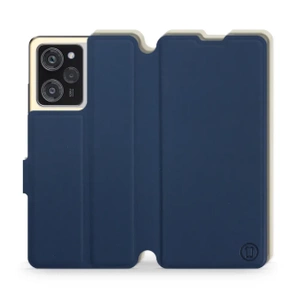 Hülle für Xiaomi Poco X5 Pro 5G - Farbe Marineblau mit Platin