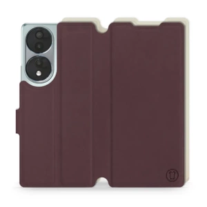 Phone Case Huawei Honor 70 - Design Burgundy with Platinum