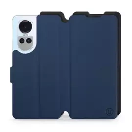 Hülle für OPPO Reno 10 5G - Farbe Marine mit Schwarz