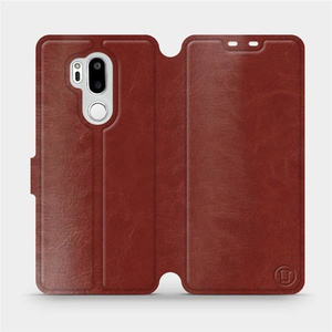 Phone Case LG G7 ThinQ - Design Brown&Orange