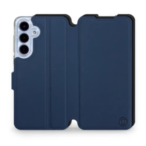 Etui Soft Touch do Samsung Galaxy S25 FE 5G - wzór Głęboki granat z czernią