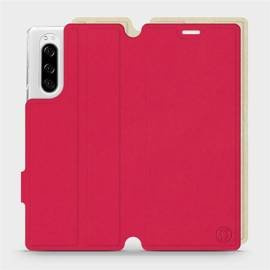 Phone Case Sony Xperia 5 - Design Red with Platinum