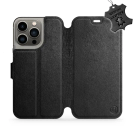 Phone Case Apple iPhone 13 Pro - Design Black Leather
