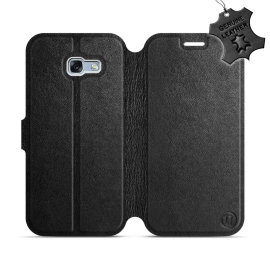 Phone Case Samsung Galaxy A5 2017 - Design Black Leather