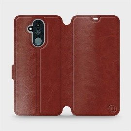 Phone Case Huawei Mate 20 Lite - Design Brown&Orange