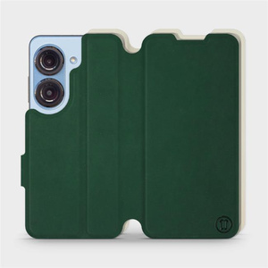 Phone Case Asus Zenfone 9 - Design Green with Platinum