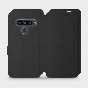 Etui Soft Touch do LG G8s ThinQ - wzór Satynowa czerń