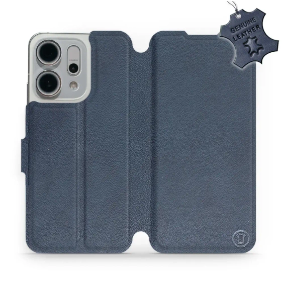 Phone Case OPPO Reno 14 5G - Design Blue Leather