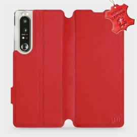 Phone Case Sony Xperia 1 III - Design Red Leather