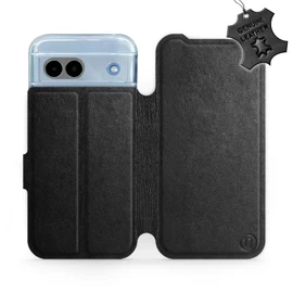 Hülle für Google Pixel 8A - Farbe Black Leather