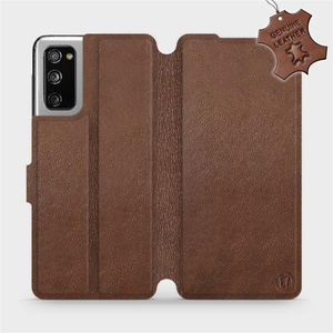 Phone Case Samsung Galaxy S20 FE - Design Brown Leather