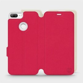 Hülle für Huawei Honor 9 Lite - Farbe Rot mit Platin