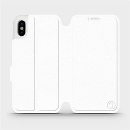 Phone Case Apple iPhone X - Design White&Orange