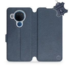Phone Case Nokia 5.4 - Design Blue Leather