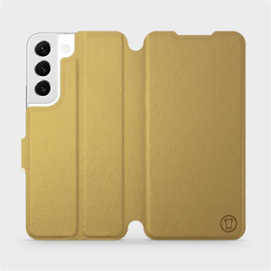 Etui do Samsung Galaxy S22 - wzór Gold&Orange