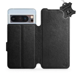 Phone Case Google Pixel 8 Pro - Design Black Leather