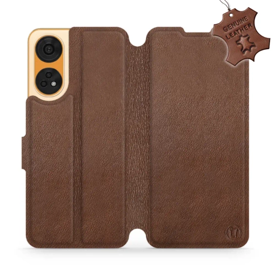Phone Case OPPO Reno 8T 5G - Design Brown Leather