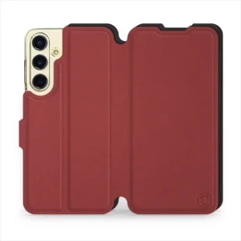 Phone Case Samsung Galaxy S24 FE - Design Dark Red with Black