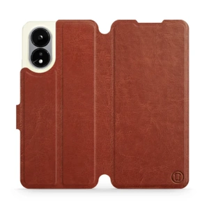 Phone Case OPPO A38 - Design Brown&Orange