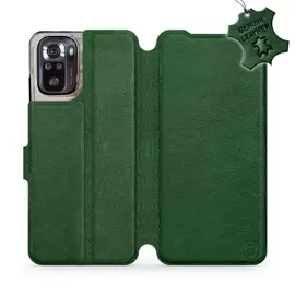 Hülle für Xiaomi POCO M5s - Farbe Green Leather