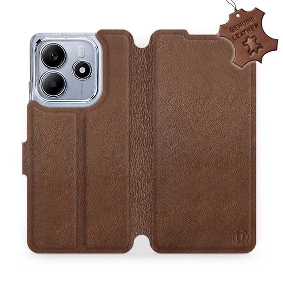 Phone Case Xiaomi Redmi Note 14 5G - Design Brown Leather