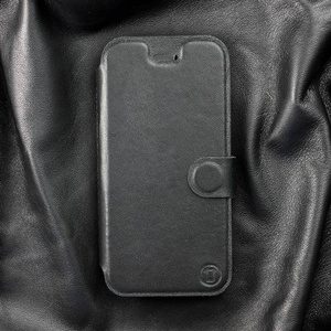 Phone Case Sony Xperia 5 II - Design Black Leather