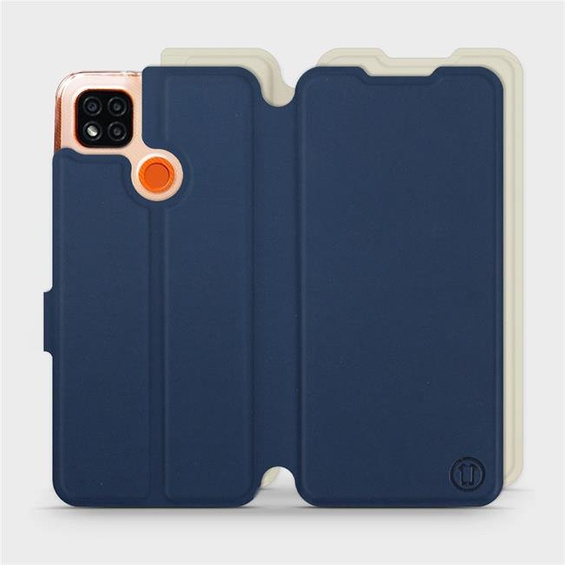 Phone Case Xiaomi Redmi 9C - Design Navy with Platinum