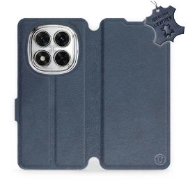 Phone Case Xiaomi Redmi Note 14 Pro 4G - Design Blue Leather