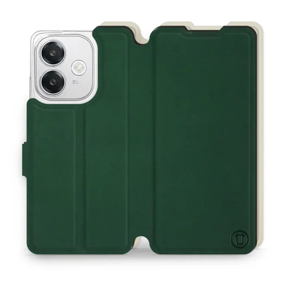 Phone Case OPPO A40M - Design Green with Platinum
