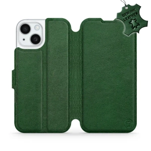 Phone Case Apple iPhone 15 - Design Green Leather