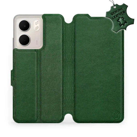 Hülle für OPPO A5x - Farbe Green Leather