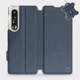 Phone Case Sony Xperia 1 III - Design Blue Leather