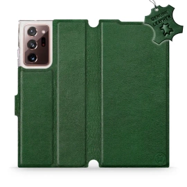 Phone Case Samsung Galaxy Note 20 Ultra - Design Green Leather