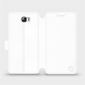 Hülle für Huawei Y6 II Compact - Farbe White&Orange