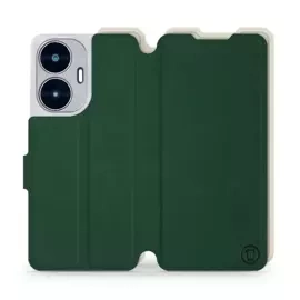Phone Case Realme C55 - Design Green with Platinum