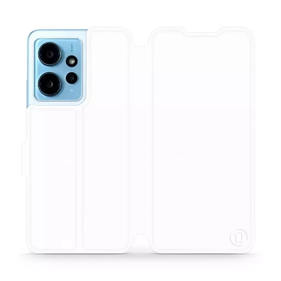 Phone Case Xiaomi Redmi Note 12 4G - Design White&Orange