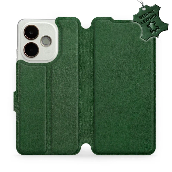 Phone Case OPPO A5 Pro 5G - Design Green Leather