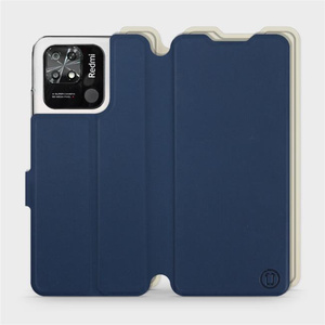 Phone Case Xiaomi Redmi 10C - Design Navy with Platinum