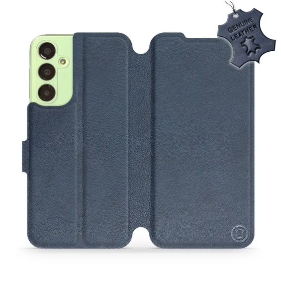 Hülle für Samsung Galaxy A24 - Farbe Blue Leather