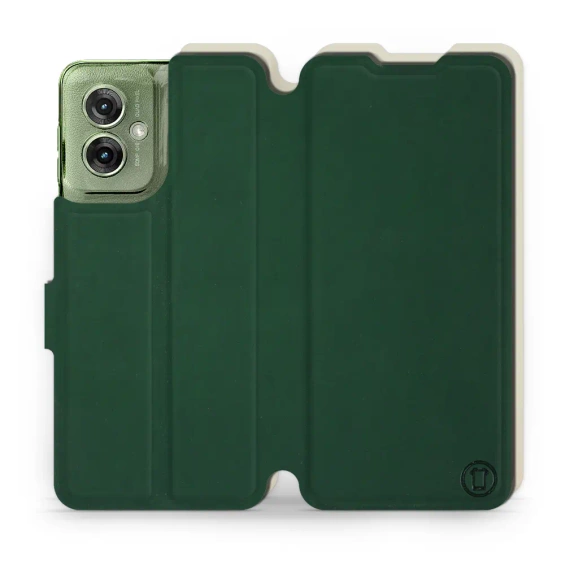 Phone Case Motorola Moto G55 5G - Design Green with Platinum