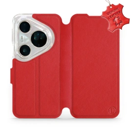 Phone Case Huawei Pura 80 Ultra - Design Red Leather