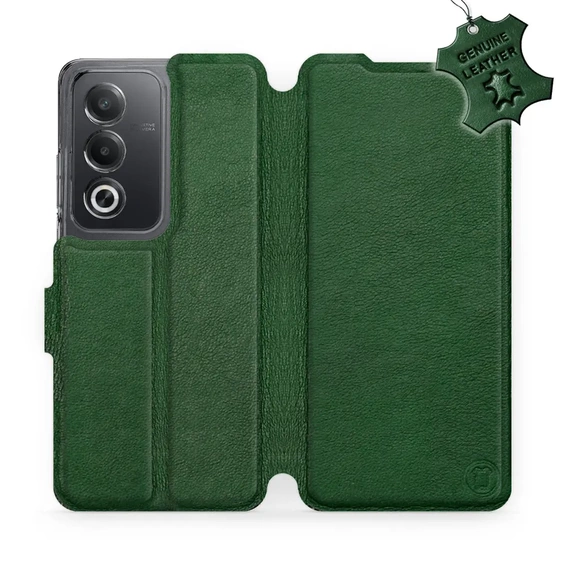 Phone Case OPPO A80 5G - Design Green Leather